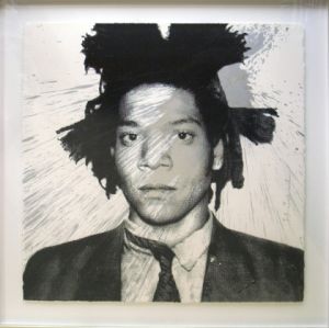 Mr.Brainwash シルクスクリーン額「Basquiat」のサムネール