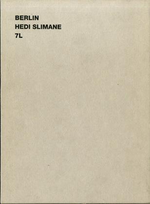 HEDI SLIMANE エディスリマン BERLIN 7L 写真集