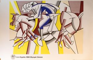 1984 Los Angels Summer Olympic Poster / Roy Lichtenstein