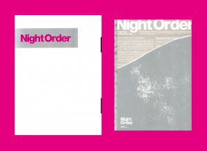 Night Order【サイン入】 / 著：小田駿一　アートディレクション：塩内浩二　デザイン：鈴木恵翔