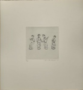 村上春樹著『村上ラヂオ』挿絵版画 大橋歩作「リストランテの夜」19 ...