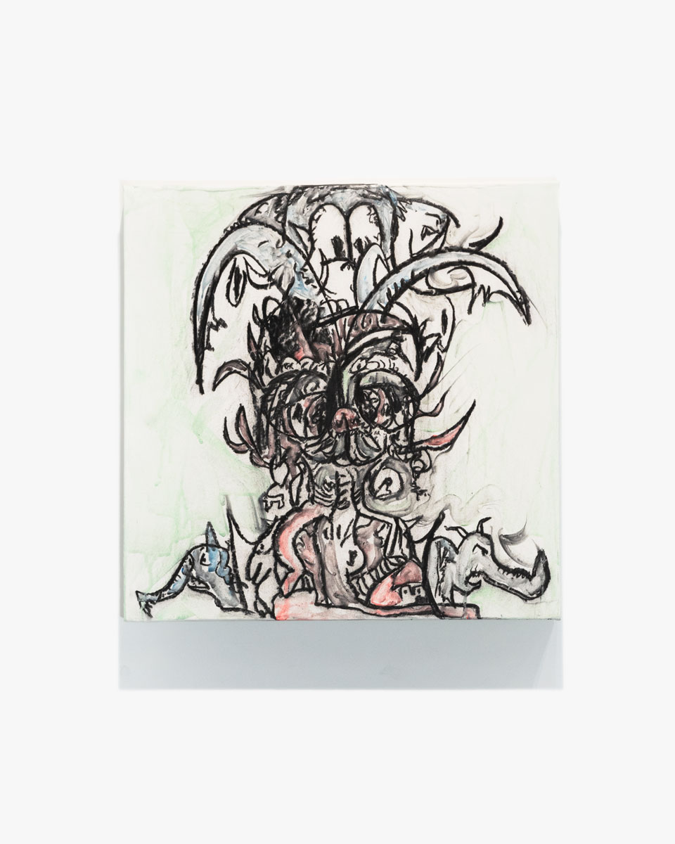 【23】「Untitled」¥220,000　2023年/ユニーク/サイン入/H400 x W400 x D40 (mm)