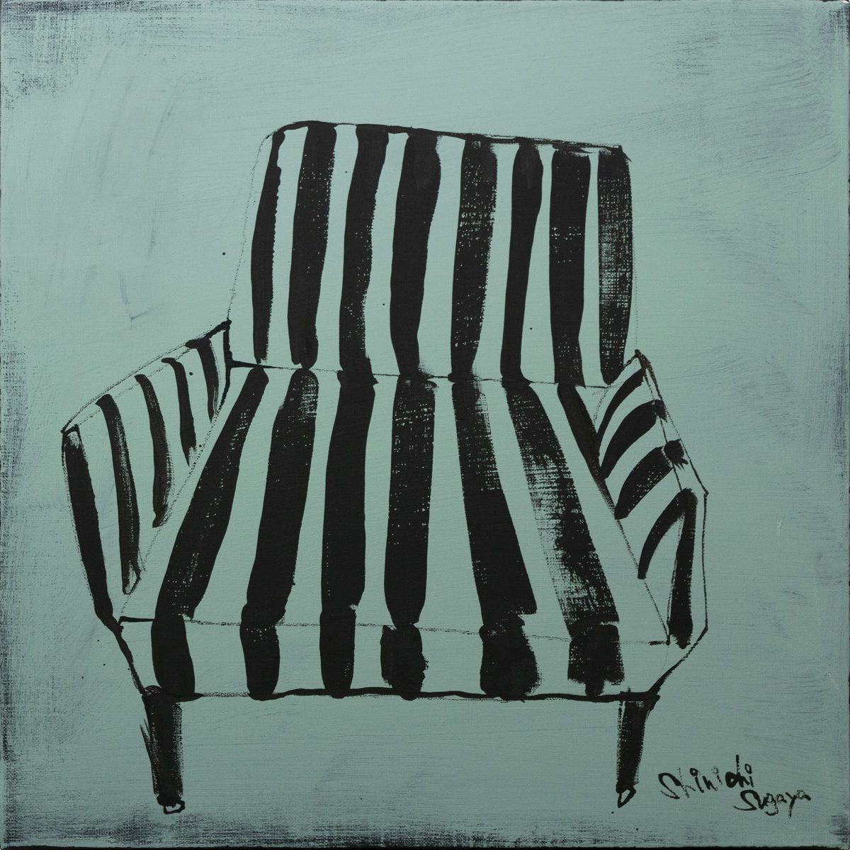 【36】「SOFA」¥132,000　2023年/ユニーク/サイン入/S8: H455 x W455 (mm)