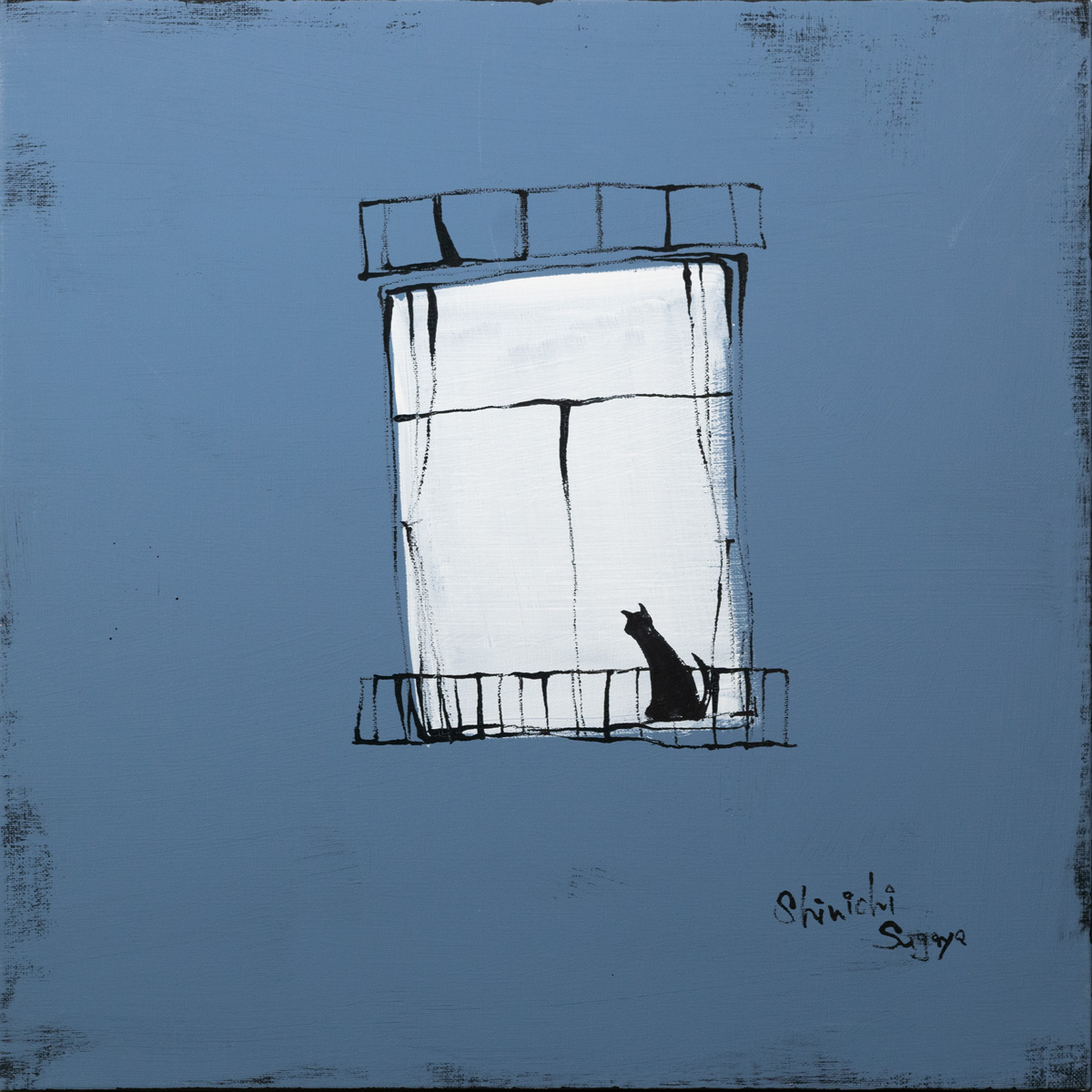 【34】「ROOM WINDOW」¥132,000　2023年/ユニーク/サイン入/S8: H455 x W455 (mm)