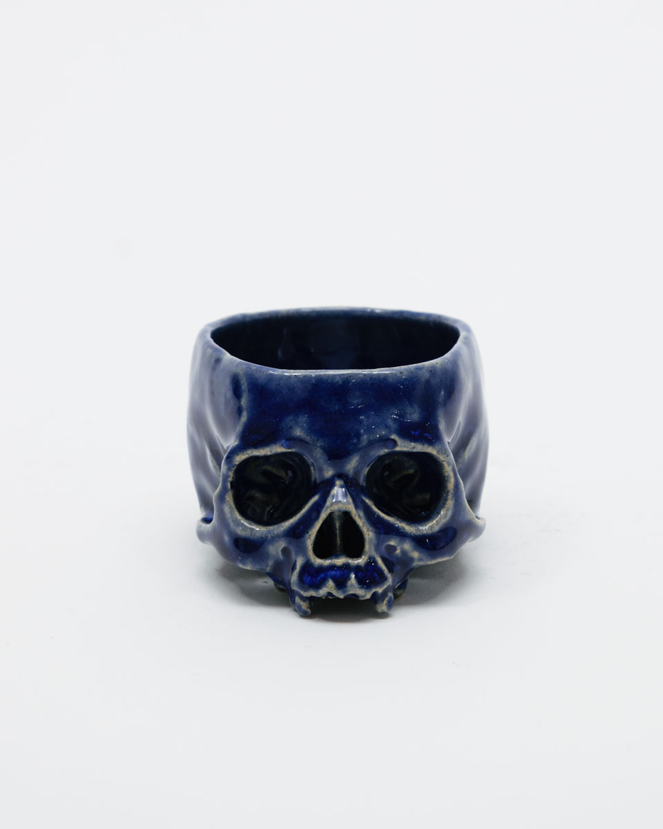 【78】「ぐい呑 INDIGO」¥33,000　2023年/ユニーク/サイン入/桐箱/H45 × W65 × D85 (mm)
