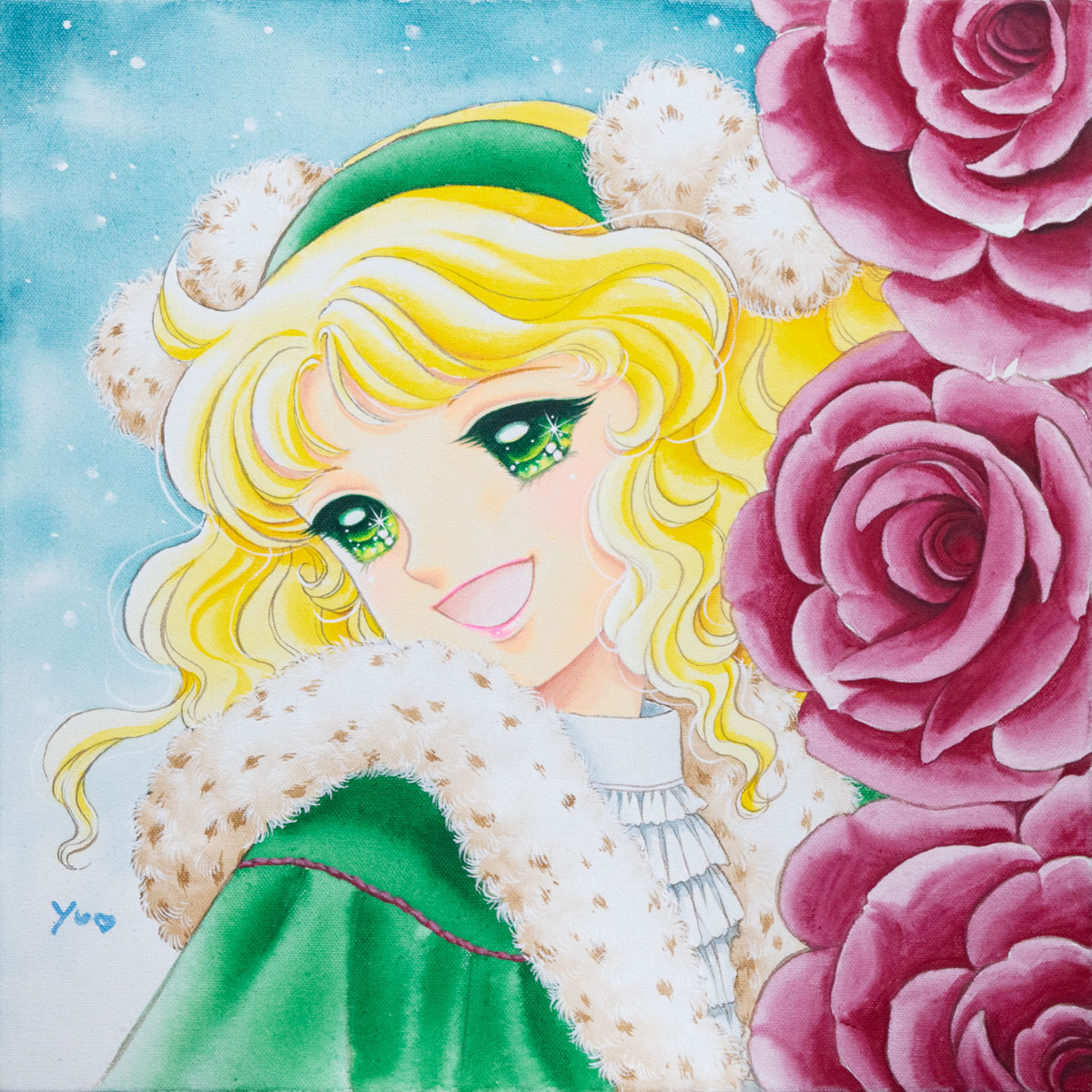 【03】「once upon a time I」 ¥660,000　2023年/ユニーク/サイン入/額装/S4: H333 × W333 (mm)