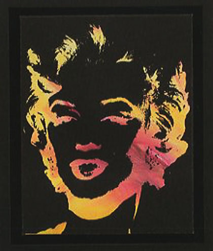 アンディー ウォーホール キャンバス作品 マリリン モンロー サンデーbモーニング版 Andy Warhol アンディー ウォーホール 小宮山書店 Komiyama Tokyo 神保町 古書 美術作品の販売 買取