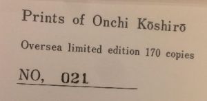 「Prints of Onchi Koshiro 海外版 / 恩地孝四郎」画像3