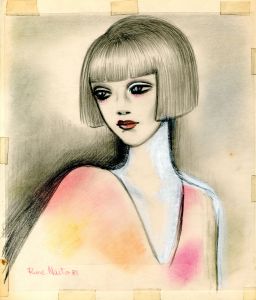 内藤ルネ　色鉛筆　ペン　No.1 / 内藤ルネ