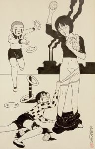 佐伯俊男肉筆画／佐伯俊男（Toshio Saeki Drawing／Toshio Saeki)のサムネール