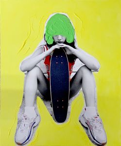 スケートボードと緑な気分／米原康正（／Yasumasa Yonehara)のサムネール