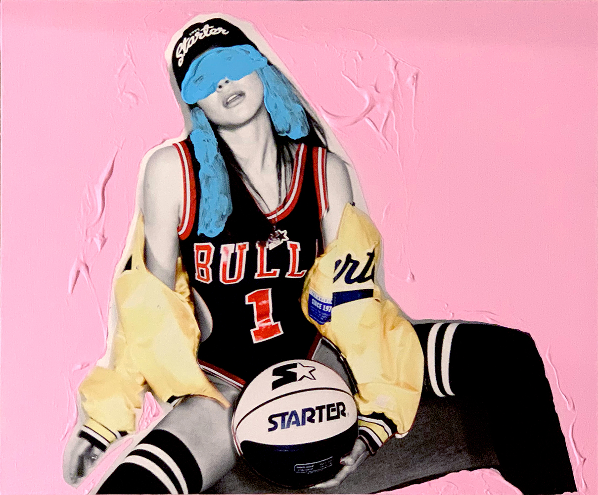 「青い気分とバスケットボール / 米原康正」メイン画像