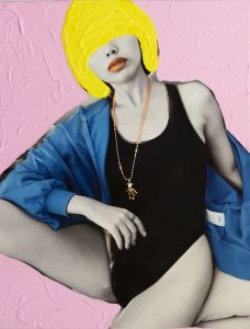 黄色い前髪の水着姿／米原康正（／Yasumasa Yonehara)のサムネール