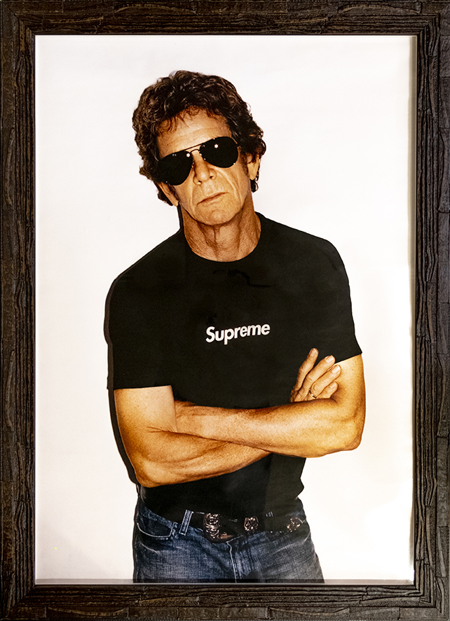 Supreme campaign Poster ” Lou Reed ” / Photo: Terry Richardson