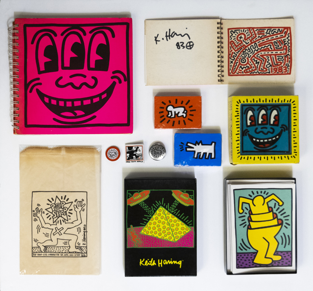 Keith Haring、No.35、希少画集画、新品額装付