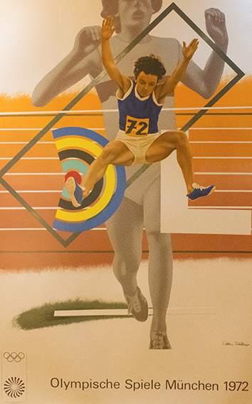 「1972 Munich Summer Olympic Poster / Peter Phillips」メイン画像