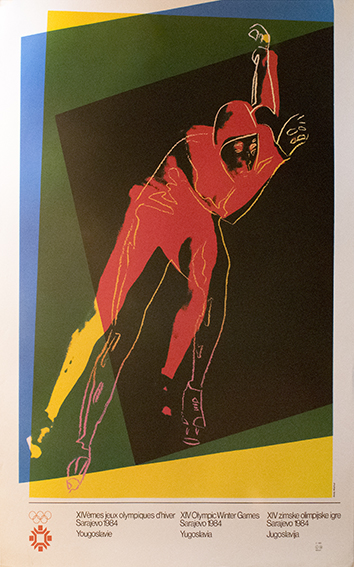 激安大特価！ Andy / Poster Olympic Winter Sarajevo 1984 Warhol 小宮山 | 額縁