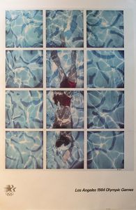1984年 夏季 ロサンゼルス オリンピックポスター／デイヴィット・ホックニー（1984 Los Angels Summer Olympic Poster／David Hockney)のサムネール