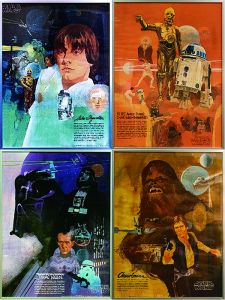 スター・ウォーズ　ポスター 1977 バーガーシェフ/コカコーラ　4枚セットのサムネール