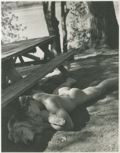 Claes and Little Bear at the campground on Bear Pond, Adirondack Park 【サイン入】／ブルース・ウェーバー（Claes and Little Bear at the campground on Bear Pond, Adirondack Park 【Signed】／Bruce Weber)のサムネール