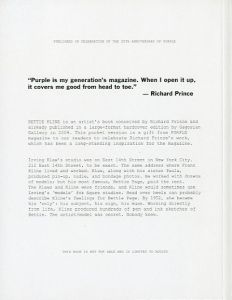 「RICHARD PRINCE BETTIE KLINE / リチャード・プリンス」画像1