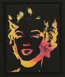 アンディー・ウォーホル　キャンバス作品「マリリン・モンロー（サンデーBモーニング版）」／アンディー・ウォーホル（Marilyn Monroe／ANDY WARHOL )のサムネール