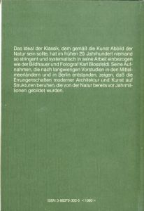 「Urformen der Kunst: Die bibliophilen Taschenbucher / Karl Blossfeldt」画像1