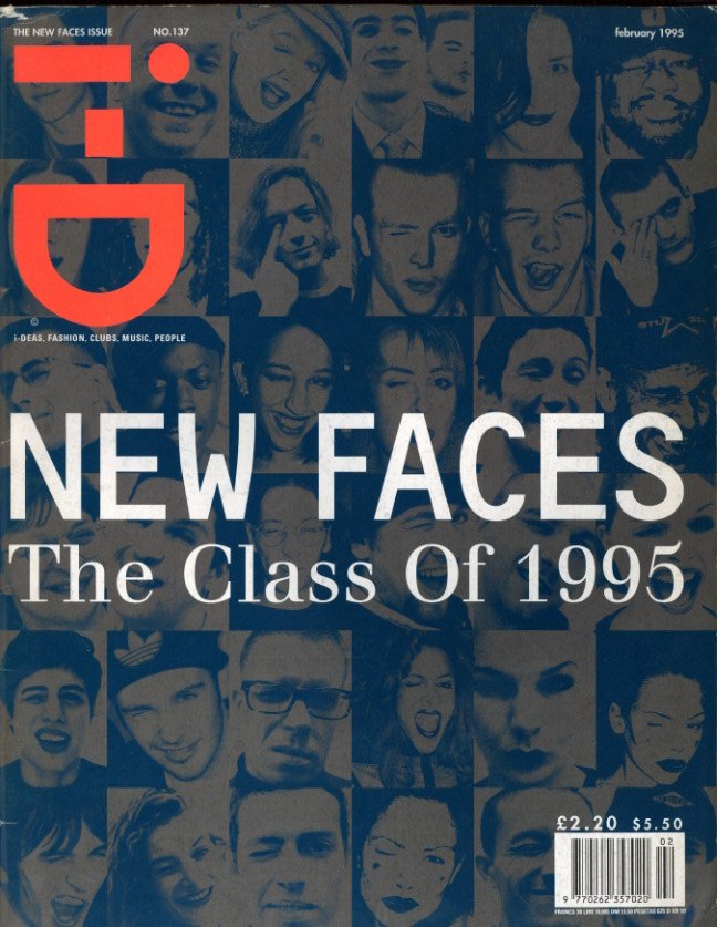 「i-D magazine NEW FACE The Class Of 1995 No.137 / Edit: Terry Jones」メイン画像