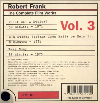 Robert Frank Complete Film Works Vol1