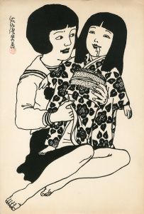 佐伯俊男画集 プリントC (落款入) / 佐伯俊男