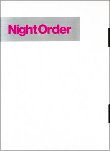 「Night Order【サイン入】 / 著：小田駿一　アートディレクション：塩内浩二　デザイン：鈴木恵翔」画像1
