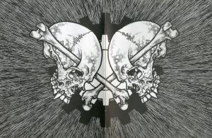 「SKELETAL : limited hard cover ASTRO  ZOMBIES version A collection of illustrations / PUSHEAD」画像7