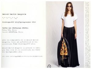 「Maison Martin Margiela Women’s Collection Lookbook S/S 2012 / Photo: Julien Oppenheim, Henry Roy」画像1