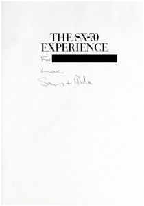 「The Sx-70 Experience [12 Instant Images] / Sam Haskins, Ikko Narahara, Helmut Newton, Pete Turner, Charles Eams, and more.」画像1