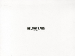 HELMUT LANG MEN AW 09 カタログのサムネール