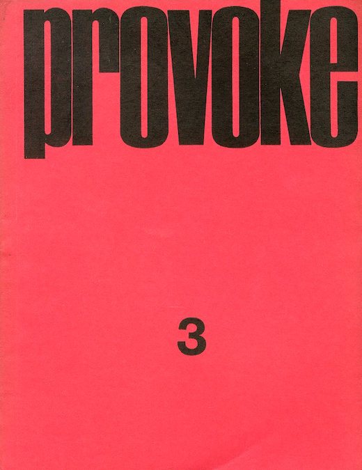 provoke 全3冊揃 / 森山大道 中平卓馬 高梨豊 多木浩二 岡田隆彦