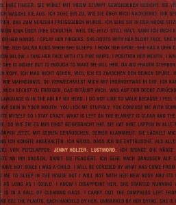 JENNY HOLZER. LUSTMORD.のサムネール