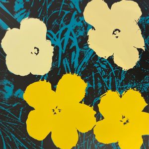 アンディ・ウォーホル　サンデー B. モーニング　フラワーズ(A)／アンディ・ウォーホル（Andy Warhol Sunday B. Morning Flowers(A)／Andy Warhol)のサムネール