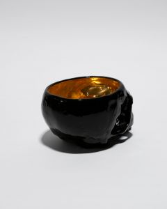 「お茶碗 【L】 BLACK body x GOLD #001 / 丸岡和吾」画像2