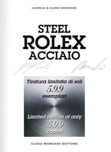 「STEEL ROLEX ACCCIAIO / Author: Giorgia & Guido Mondani 」画像3