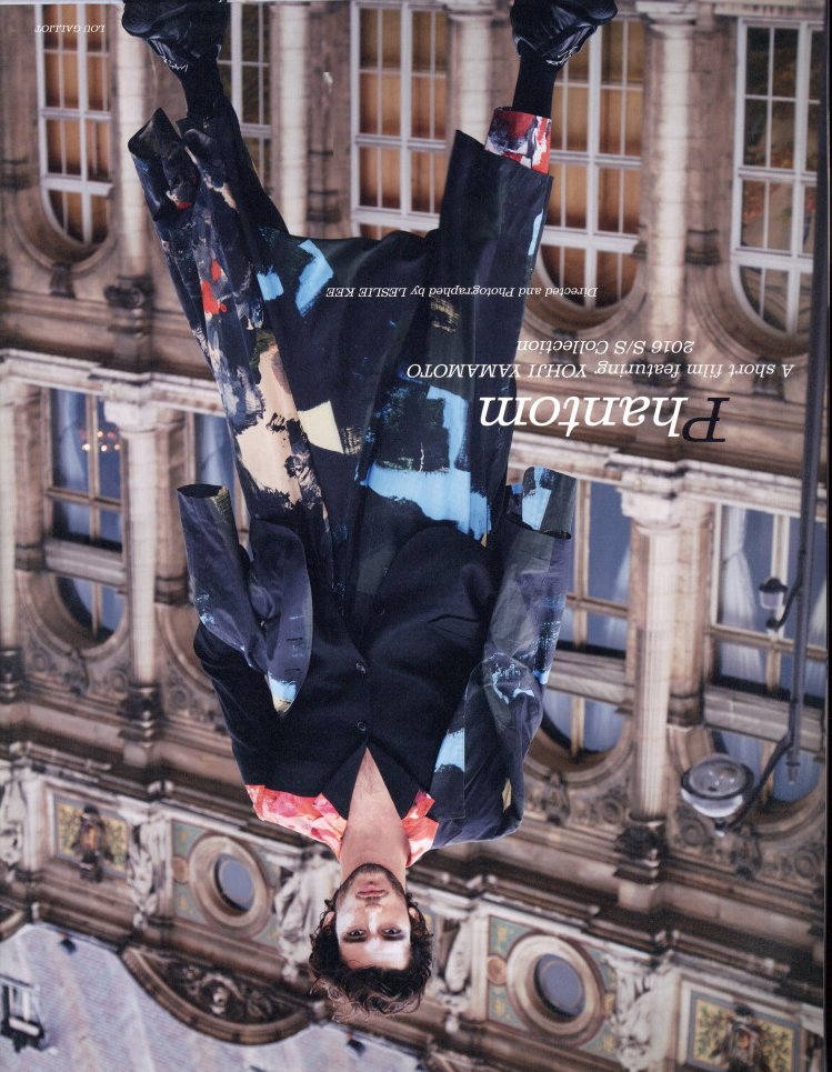 Phantom A short film featuring YOHJI YAMAMOTO 2016 S/S