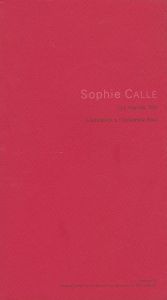 Sophie Calle（ソフィ・カル） | 小宮山書店 KOMIYAMA TOKYO | 神保町