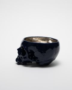 「お茶碗 NAVY body × SILVER / 丸岡和吾」画像3