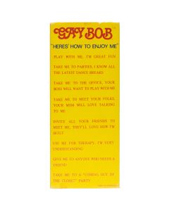 「THE WORLD'S FIRST GAY DOLL FOR EVERYONE　GAY BOB / Gay Bob Trading」画像1