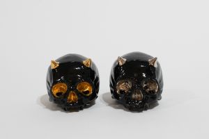 ぐい呑ペアセット　BLACK／丸岡和吾（Pair of Sake Cups: BLACK／Kazumichi Maruoka)のサムネール