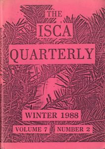 THE ISCA QUARTERLY WINTER 1988 Volume 7 Number 2のサムネール