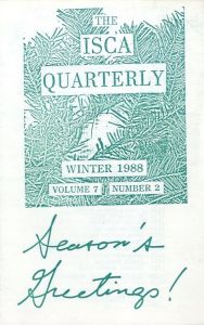 「THE ISCA QUARTERLY WINTER 1988 Volume 7 Number 2 / The International Society of Copier Artists/ Director: Louise Neaderland」画像4