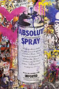 Mr. Brainwash ABSOLUT SPRAY Poster / Mr. Brainwash