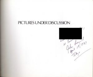 「PICTURES UNDER DISCUSSION / John Loengard　」画像2