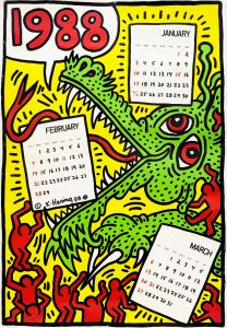 KEITH HARING 1988 Poster / Keith Haring